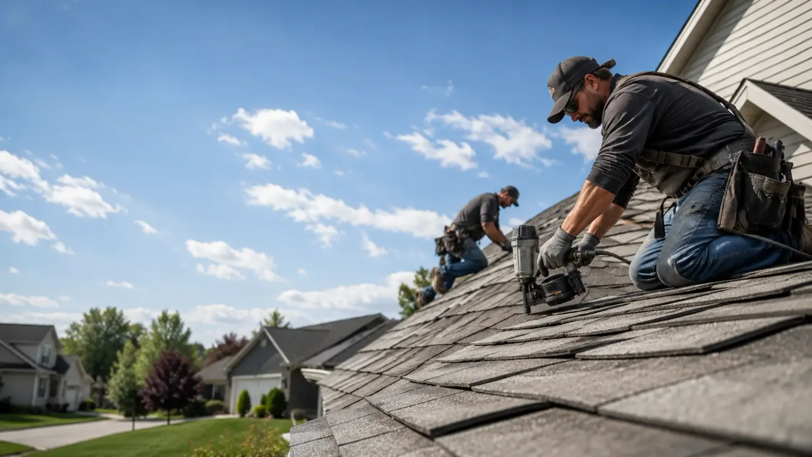 Storm Damage Roof Repair in Bemus Point, NY near me